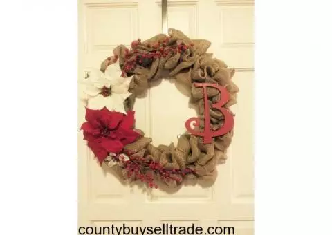 Burlap wreaths